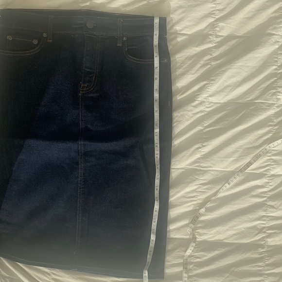 NWT - Ralph Lauren denim skirt - dark denim - Picture 7 of 7